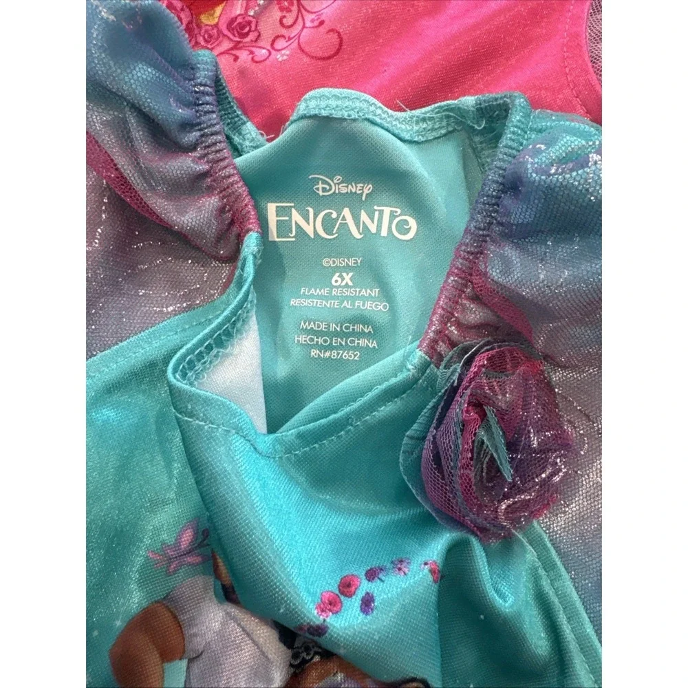 Lot Of 6 Disney Princess Nightgowns Size 6 - Picture 10 of 11